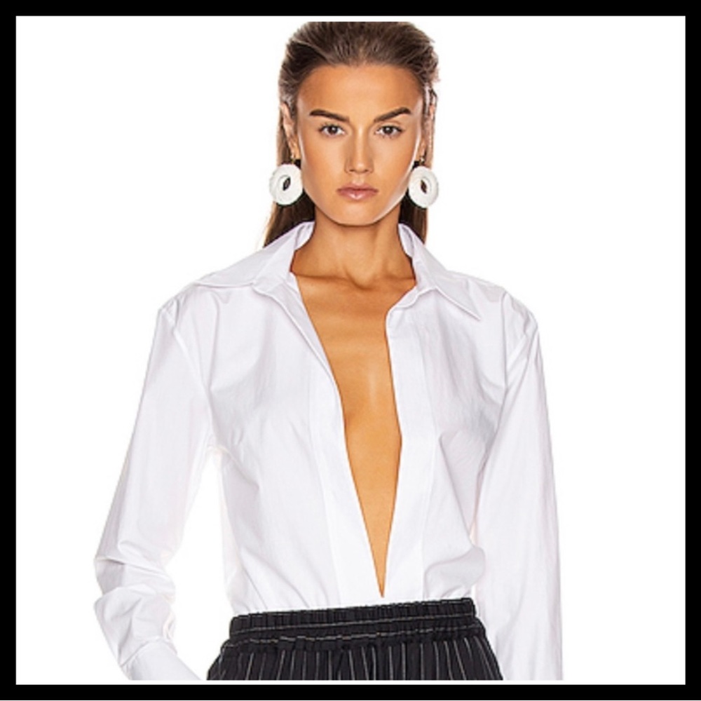 🎉🥳HOST PICK🎉🎉🥳🥳🎉🥳 Gauge81
Serena deep V-neck shirt size MEDIUM